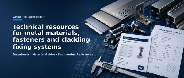 Technical documentation datasheets and catalog resources for industrial metal products