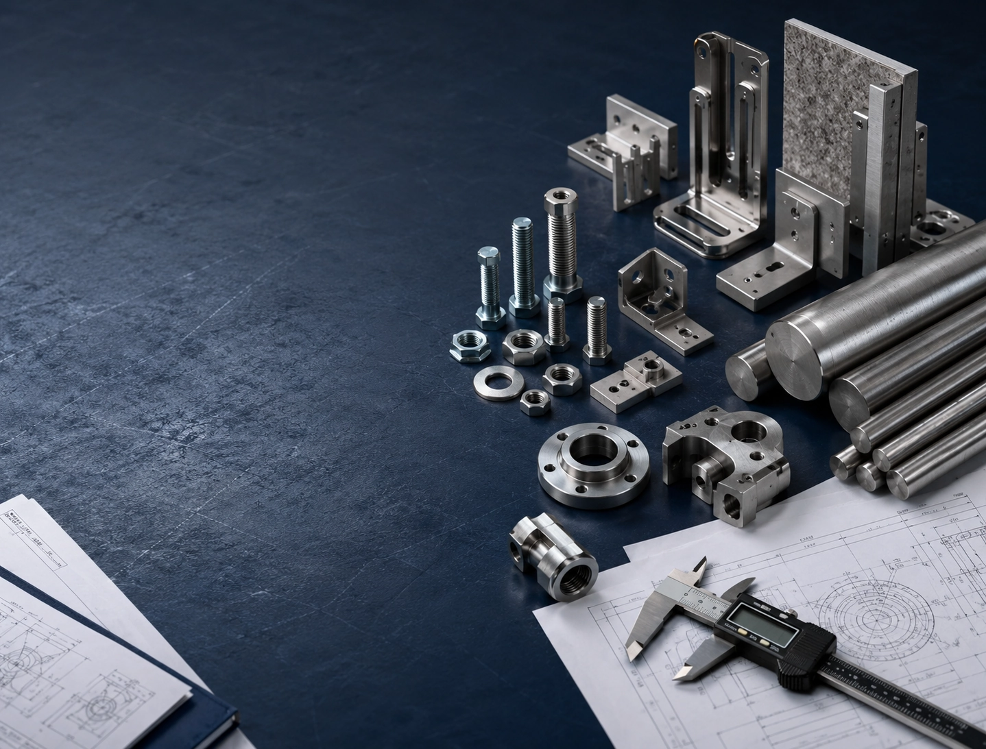 WISINE industrial metal materials, stainless steel and nickel alloy fasteners, cladding fixing systems and drawing-based custom parts for B2B projects