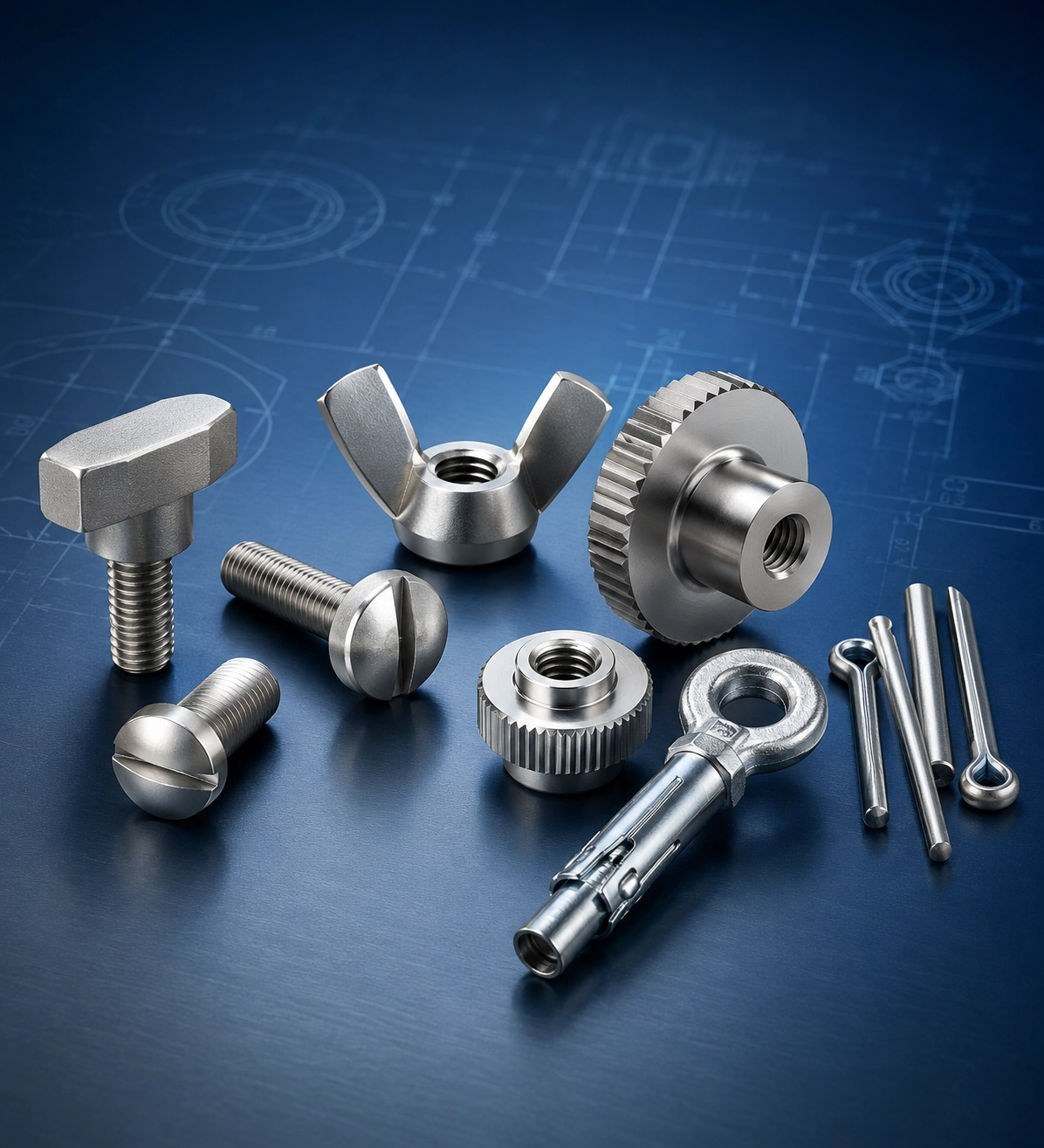 Special fasteners and custom drawing-based fasteners