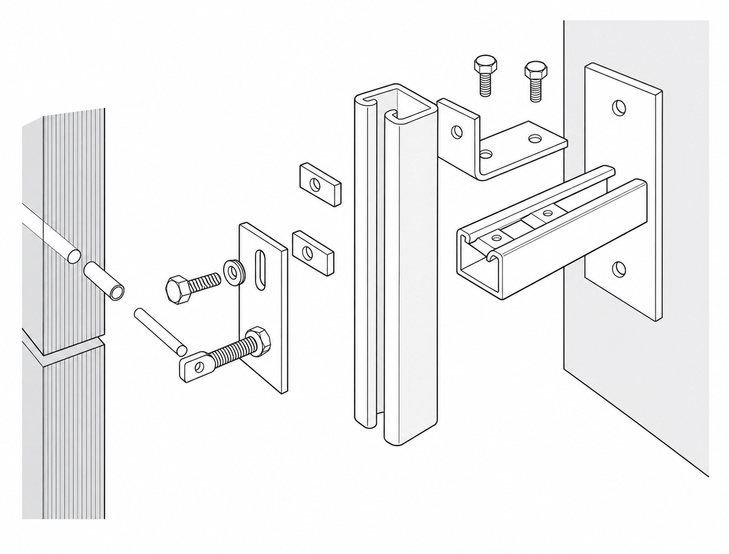 Installation reference for stone anchors undercut bolts flanged pins expansion anchors nuts washers and shims