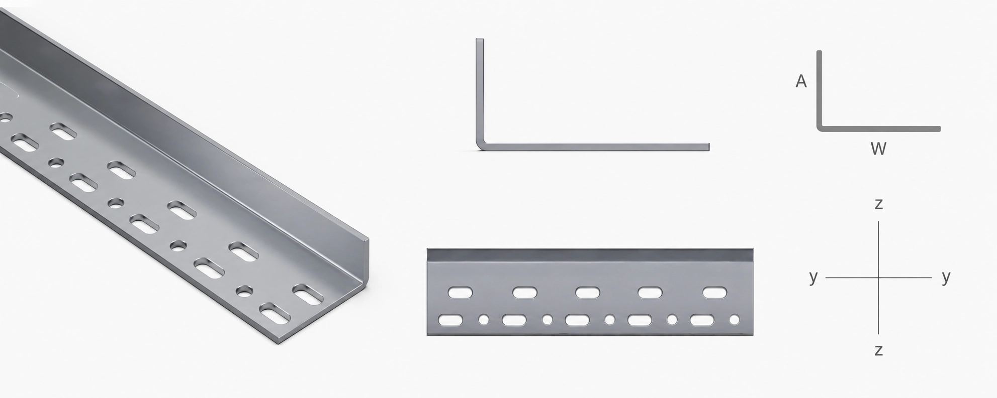 WSN-LP L profile reference for stone cladding support rail
