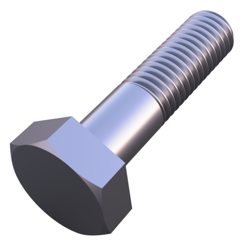 C276 Hex Bolt with full thread, corrosion-resistant alloy fastener