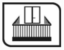 Balcony handrail