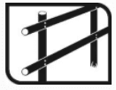 Wooden guardrail