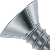 Ribbed Countersunk Head